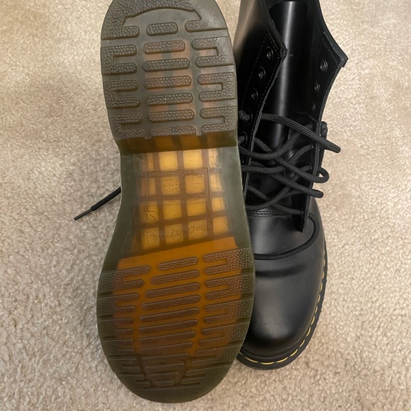 1460 WOMEN'S SMOOTH LEATHER LACE UP BOOTS LIGHTLY WORN - Picture 2 of 6